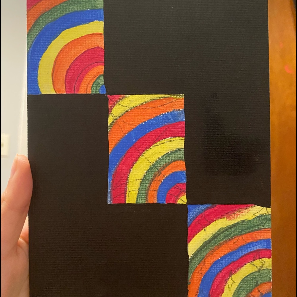small painting to hang on wall